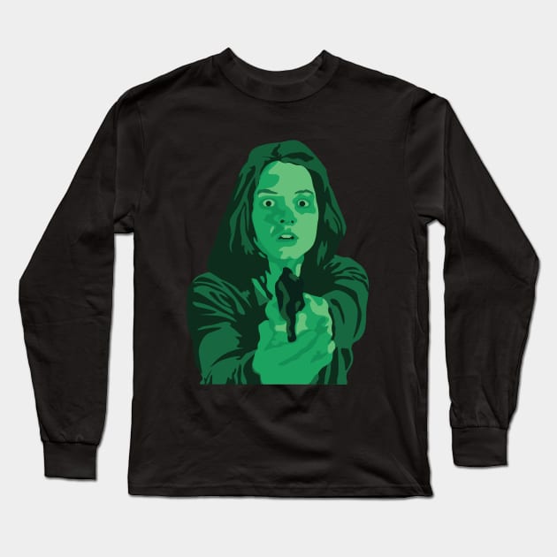 Night vision Clarice Long Sleeve T-Shirt by FutureSpaceDesigns